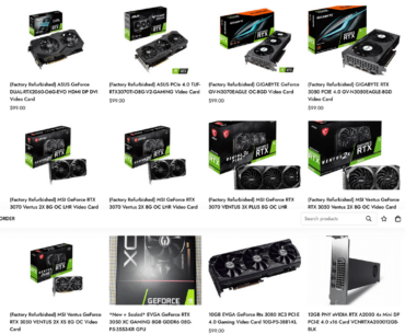 These "Liquidation Sale" GPUs...