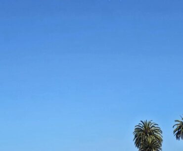 There’s a plane flying around Alcatraz here writing #Rebirthday in the sky!