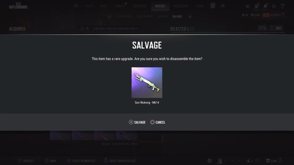 What is this about? Rare upgrade? It’s not a battle stat skin or progressive.