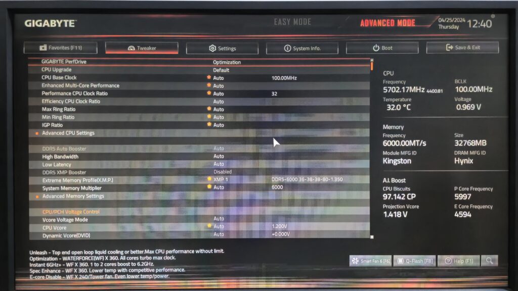 How can I disable the pre overclock from gigabyte? How can I disable the pre overclock from gigabyte?