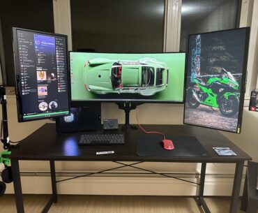 Just moved, got my setup put back together with the cleanest cable management I’ve ever done!