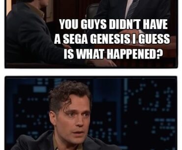 Henry Cavill on Jimmy Kimmel this month. He just loves bringing up PC gaming!