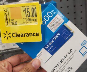 Secured two 15 Dollar SSD at my local Walmart GGs