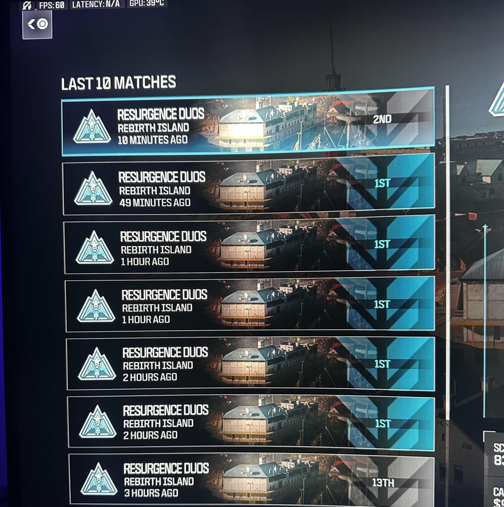 Won 5 consecutive on Rebirth and didn’t get Champions Quest?