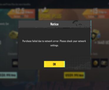Can't make any purchases in-game.