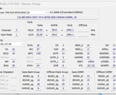 Corsair 3600 CL18 to 4000 CL16 OC, how are my timings?