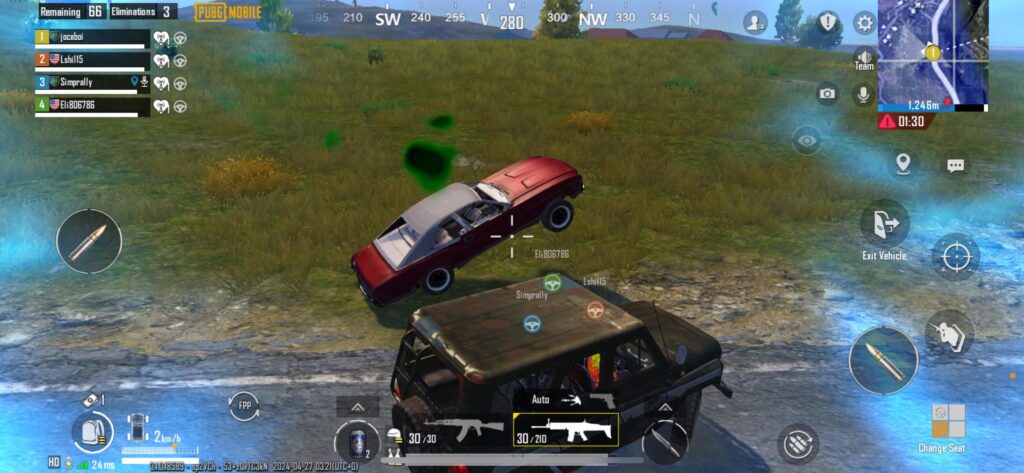Car i was driving got stuck ?