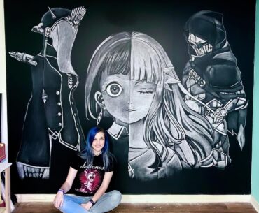 My newest chalk drawing!