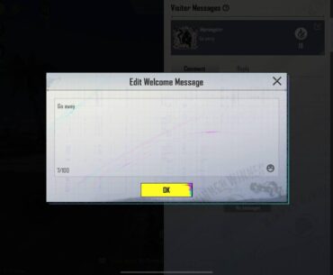 Whats your home welcome message?