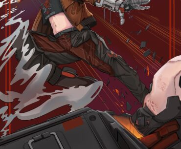 Forgot to take a screenshot of my V during the Smasher fight so I decided to draw it instead