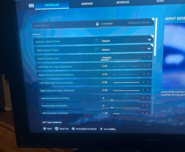 Dead zone settings help!!!