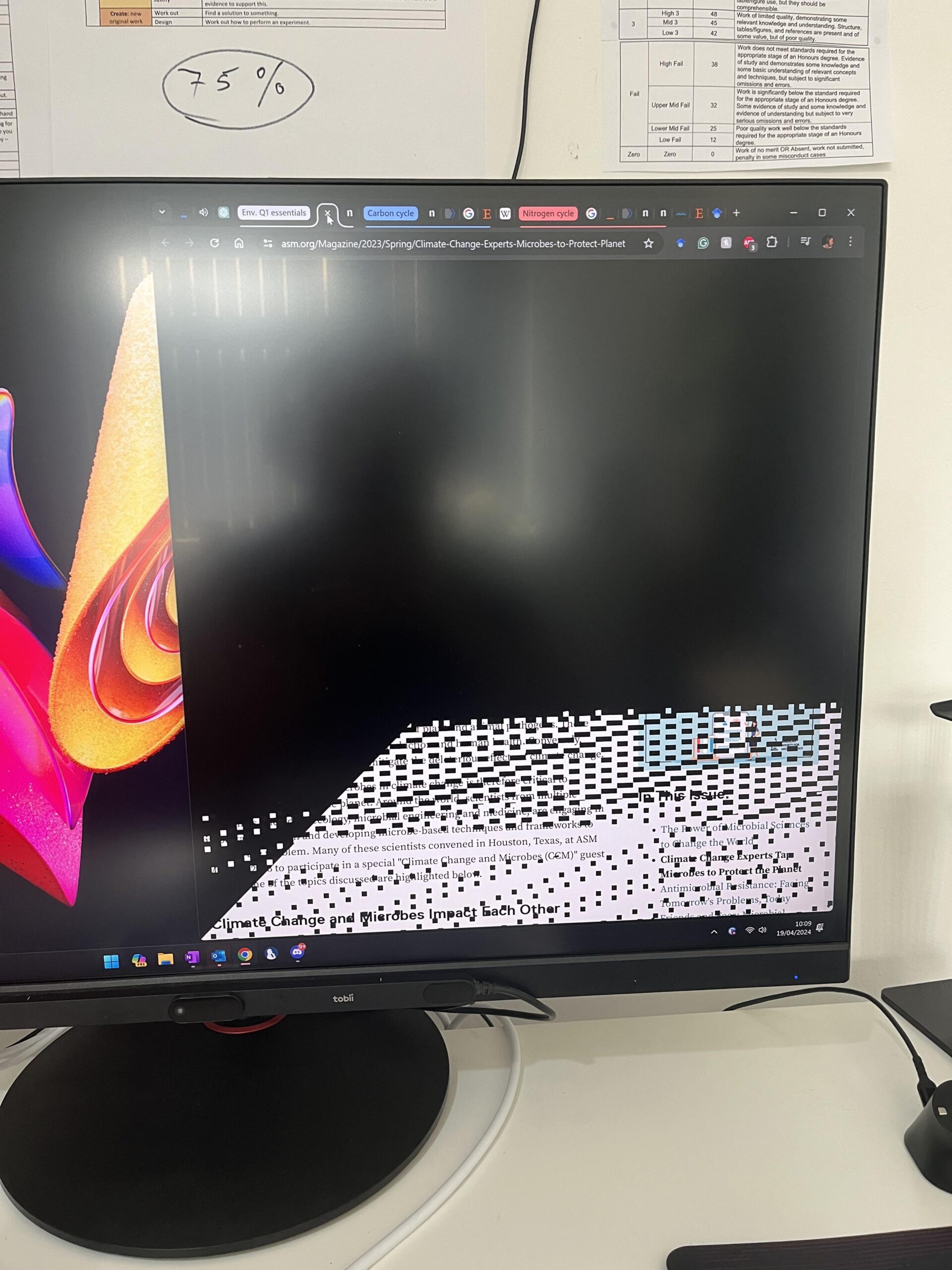 Any idea what might be causing this weird artifacting? Any idea what might be causing this weird artifacting?