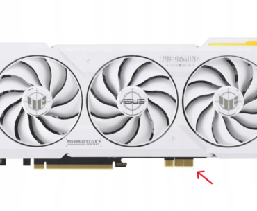 What are the additional connectors on the Aus Tuf RTX 4070 Ti Super?