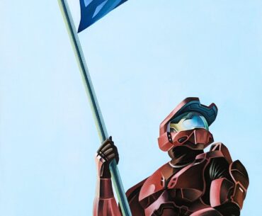 Painted Halo 2 Chief Repping Da Lone Star State.