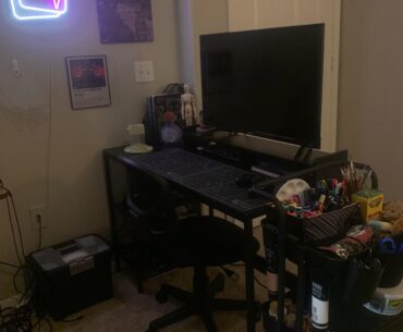 My art + gaming station on a budget