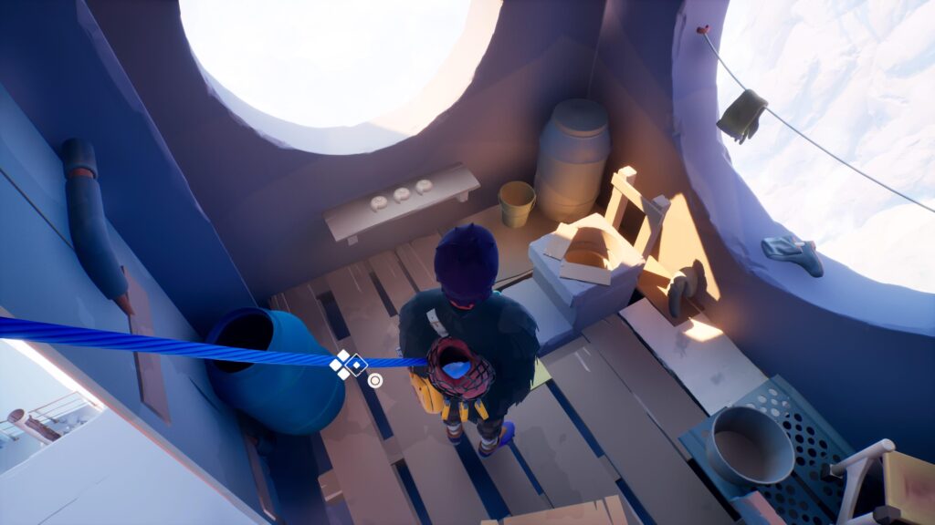 Demolition Man reference in the PS5 game Jusant