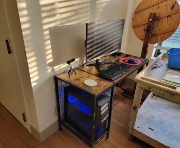 Rate my grandma's nursing home battlestation?