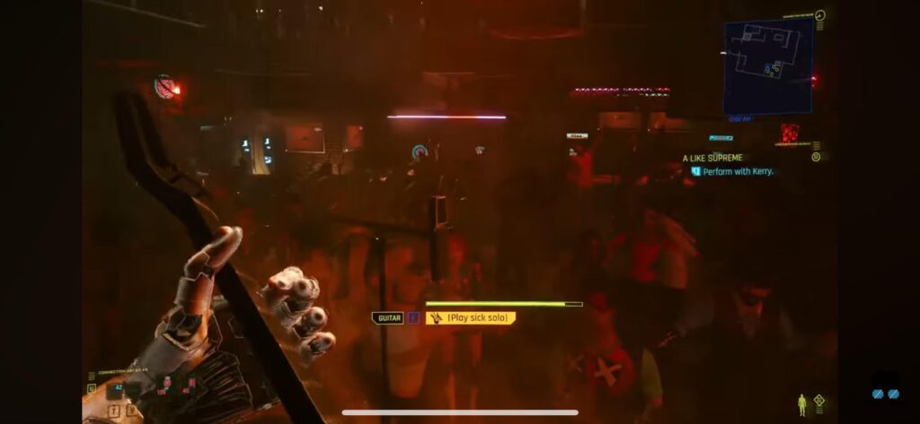 What happens if you don’t press f to play sick solo?