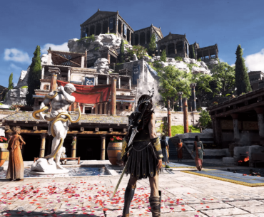 Playing Assassin's Creed Odyssey, Ancient Greek world setting is great