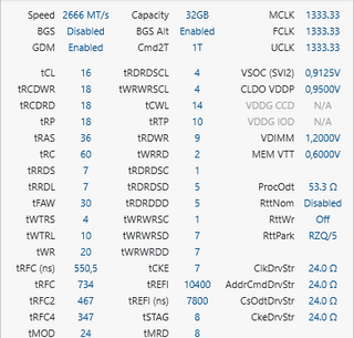 DDR4 2666 Micron Rev E