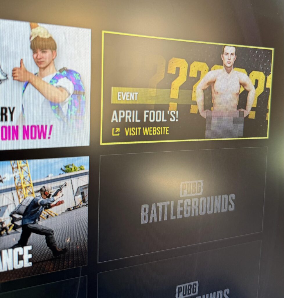 April Fools?
