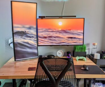 updated battlestation with a 32 4K OLED 240hz monitor.  life is good =)