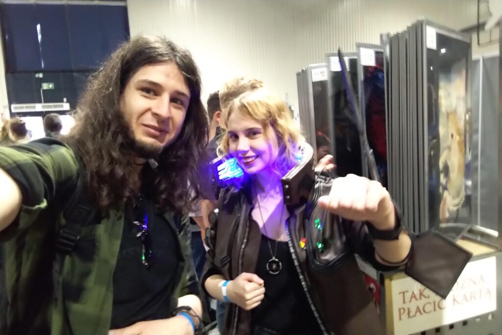 Met a fellow redditor during Warsaw Fantasy Fair 2024 Met a fellow redditor during Warsaw Fantasy Fair 2024