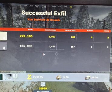 Round 35 could have gone longer, but needed to get off