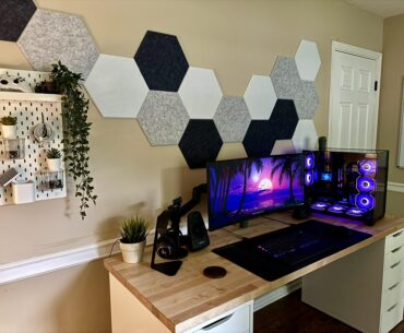 Gaming & WFH IKEA Setup feat. New PC Build