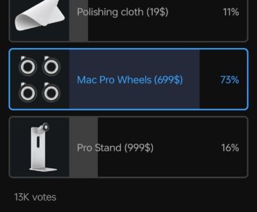 I'm sure many would want to click all 3 options
