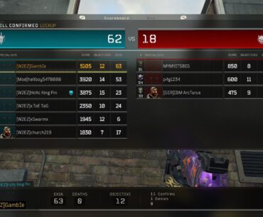 (Hardcore Kill Confirmed | Lockup) 63-0