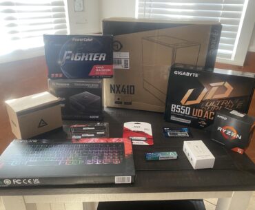 Stoked for my son to get home from school so we can put together his first PC for his birthday