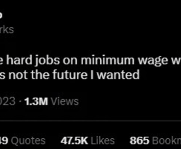 Just sad, really