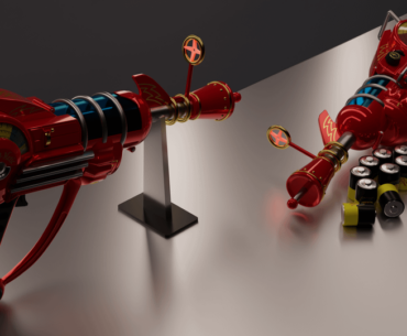Making my own 3d model for each one of the wonder weapons, here is the Raygun!
