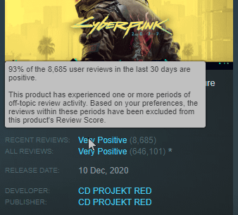 Can we hit Overwhelmingly Positive already