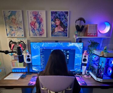 My setup at night 🌙
