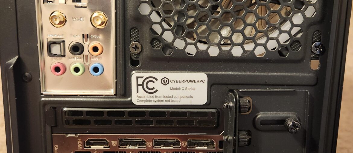 Computer illiterate noob here: when I got this pre-built i remember it had an important sticker on it...
