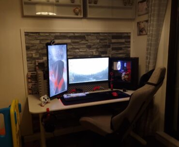 I think the desk is holding me back the most..and maybe more lighting needed..