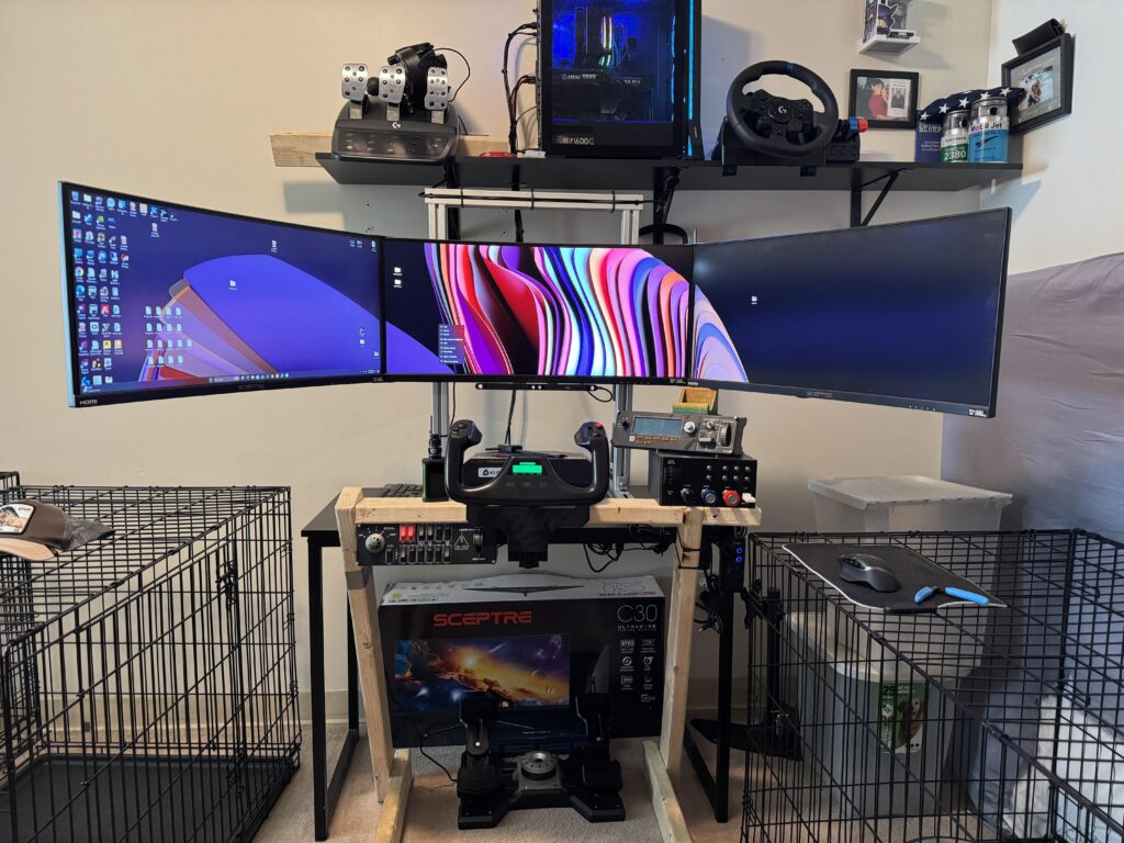New work/gaming setup