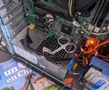 "Fan is making too much noise so I found a solution" said my client