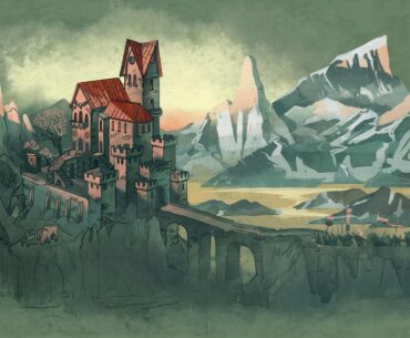 My landscape of Skyhold from Dragon Age 3