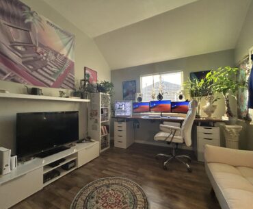 My bedroom, office, gaming setup, and nursery