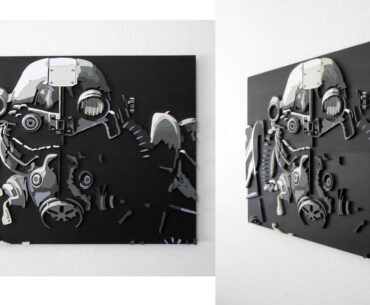I made Fallout wall art out of wood. I hope you like it.