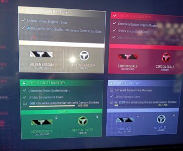 Is there a way of tracking kills in game for the Mastery challenges?
