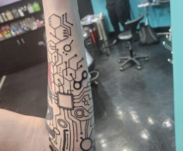 My cyberpunk inspired tattoo