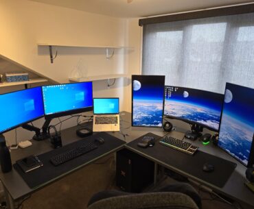 Just moved house. WFH on the left. Gaming on the right