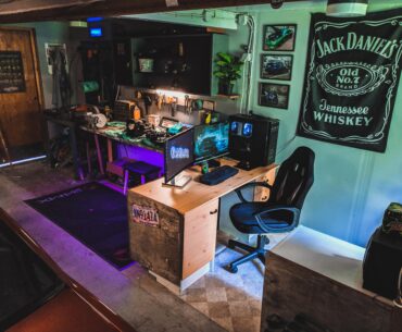 Something different.. A garage battlestation