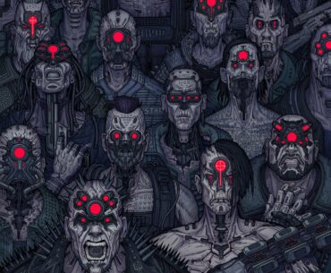 Absolutely amazing Night City gangs posters created by Michal Dziekan