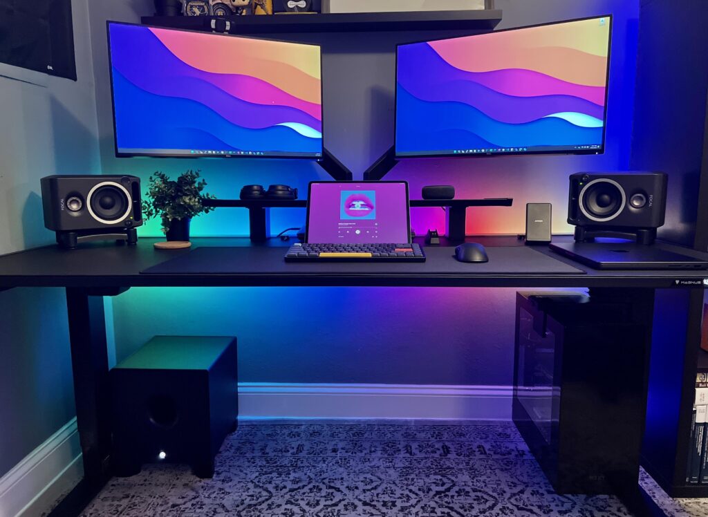 Enhanced battle station!