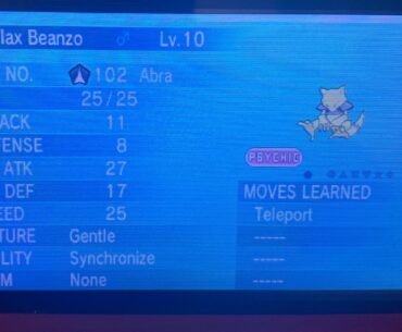 What my 4 year old named her first Abra